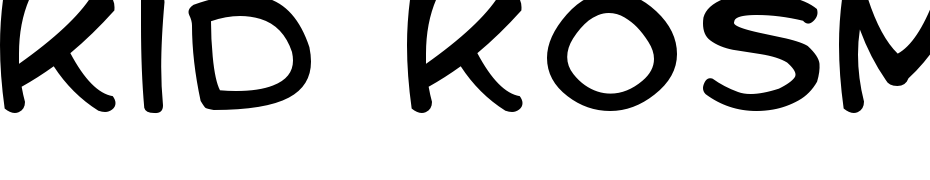 Kid Kosmic cкачати шрифт безкоштовно